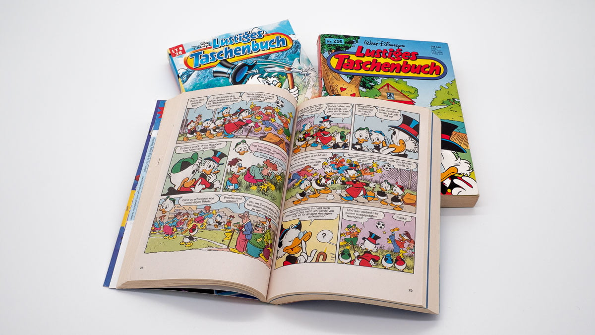 Foto Lustige Taschenbücher 1