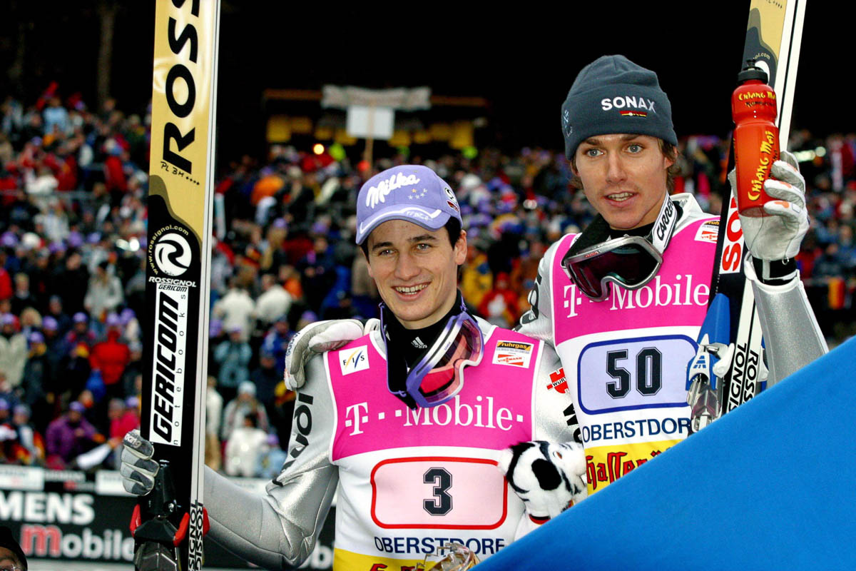 Foto Martin Schmitt und Sven Hannawald