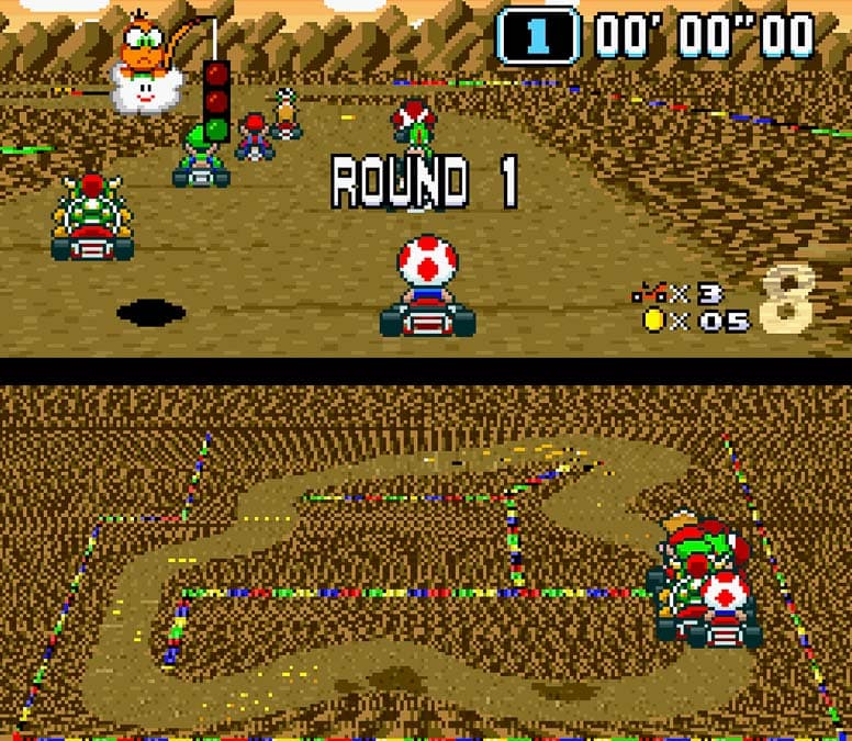 Screenshot Super Mario Kart 04
